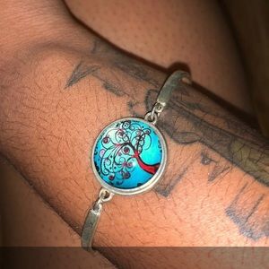 Tree Design Necklace and Bracelet